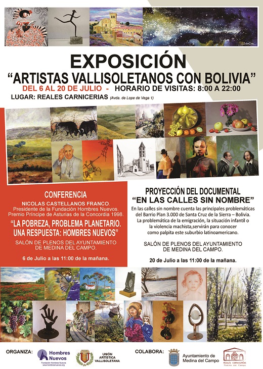 INAUGURACIÓN EXPOSICIÓN: jueves 6 de julio a las 12 de la mañana en las Reales Carnicerías.